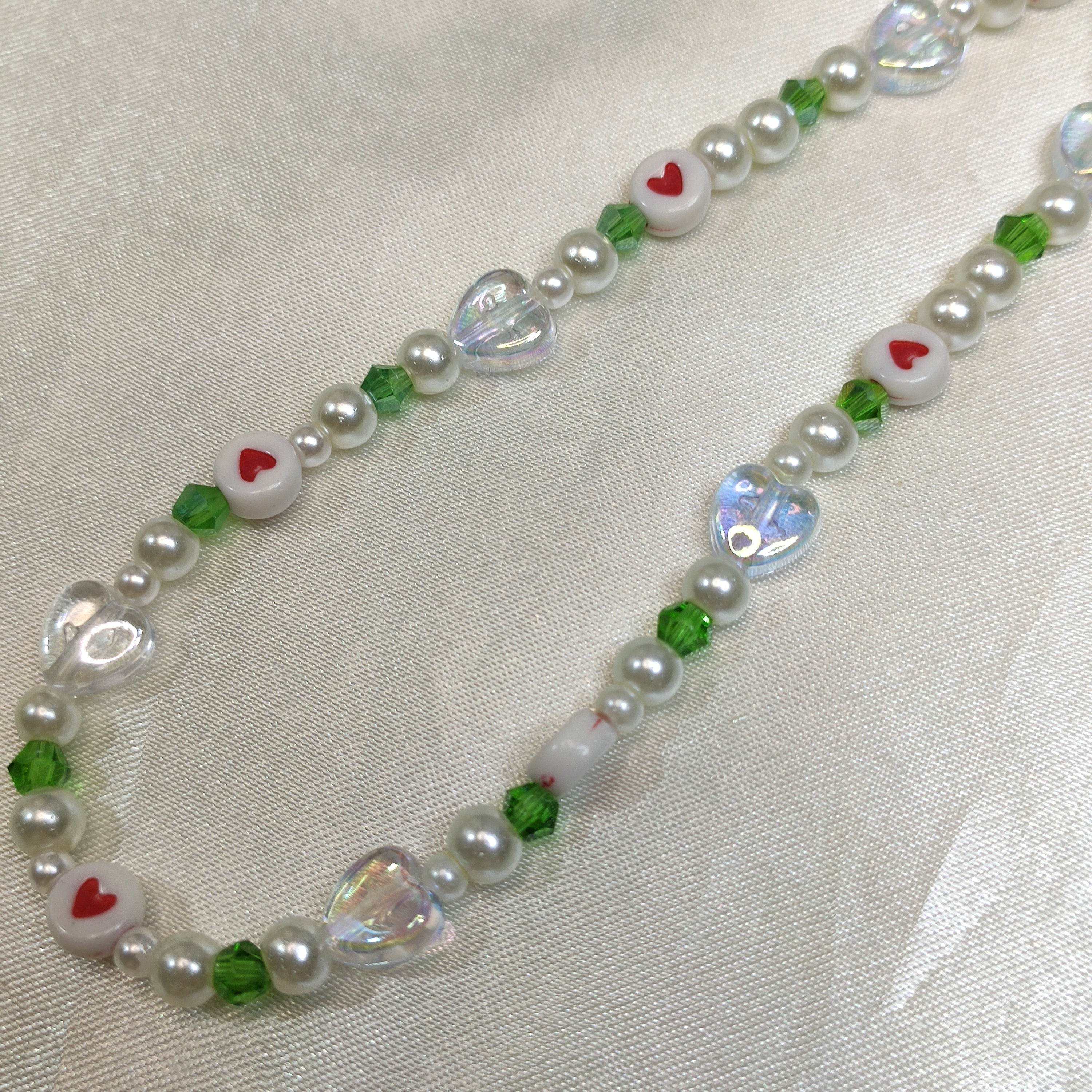 Phone charms Asthetic White pearl Series, Made with Quality Glass pearl - Fatatun