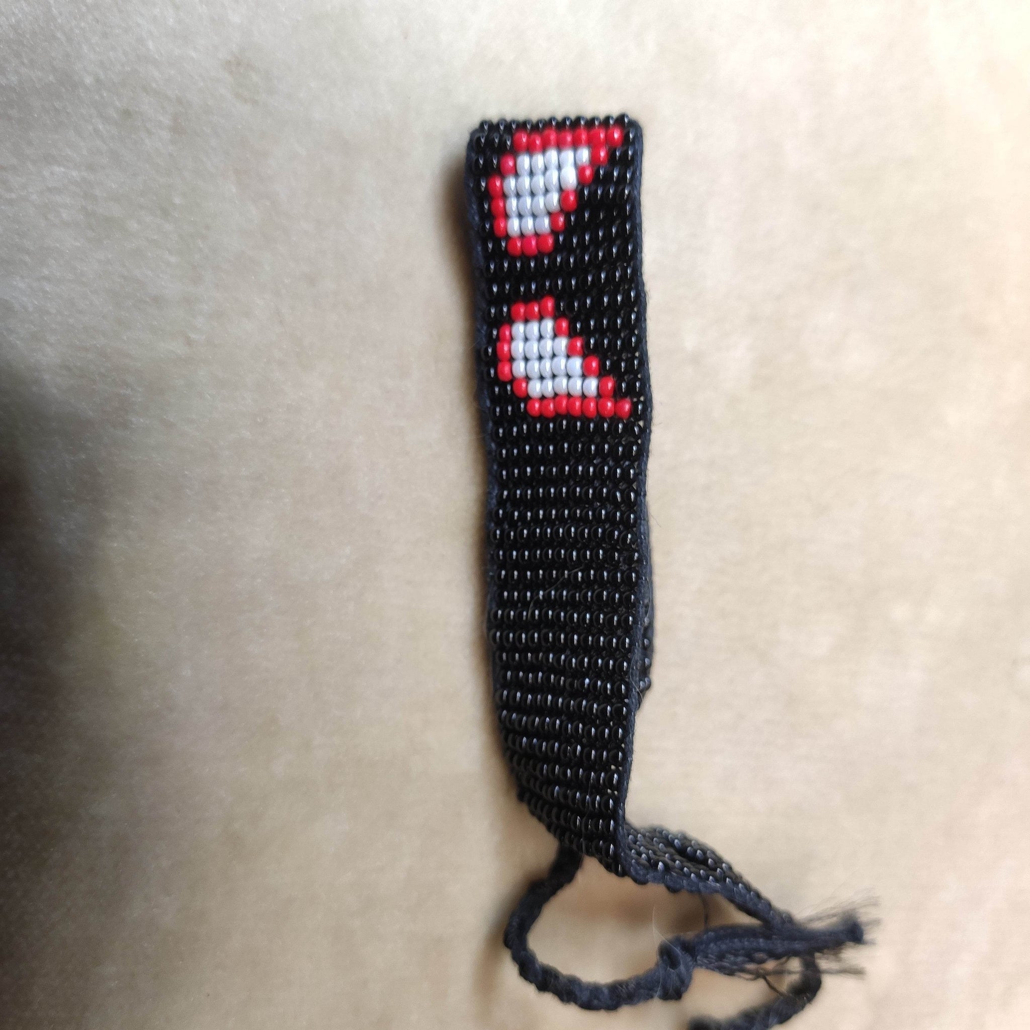 Beaded Loom Bracelet Spiderman Black - Fatatun