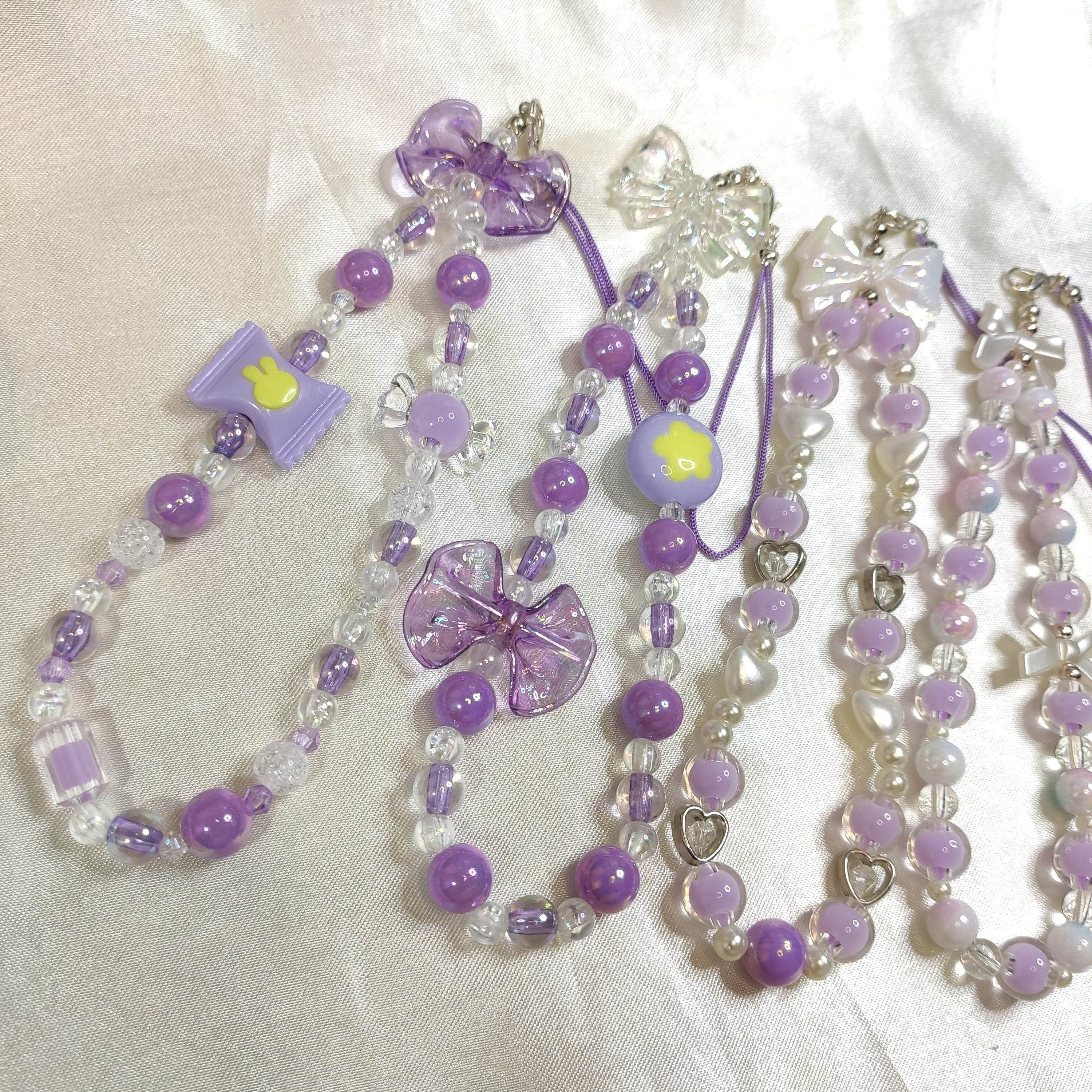 Phone charms Asthetic Purple Series - Fatatun