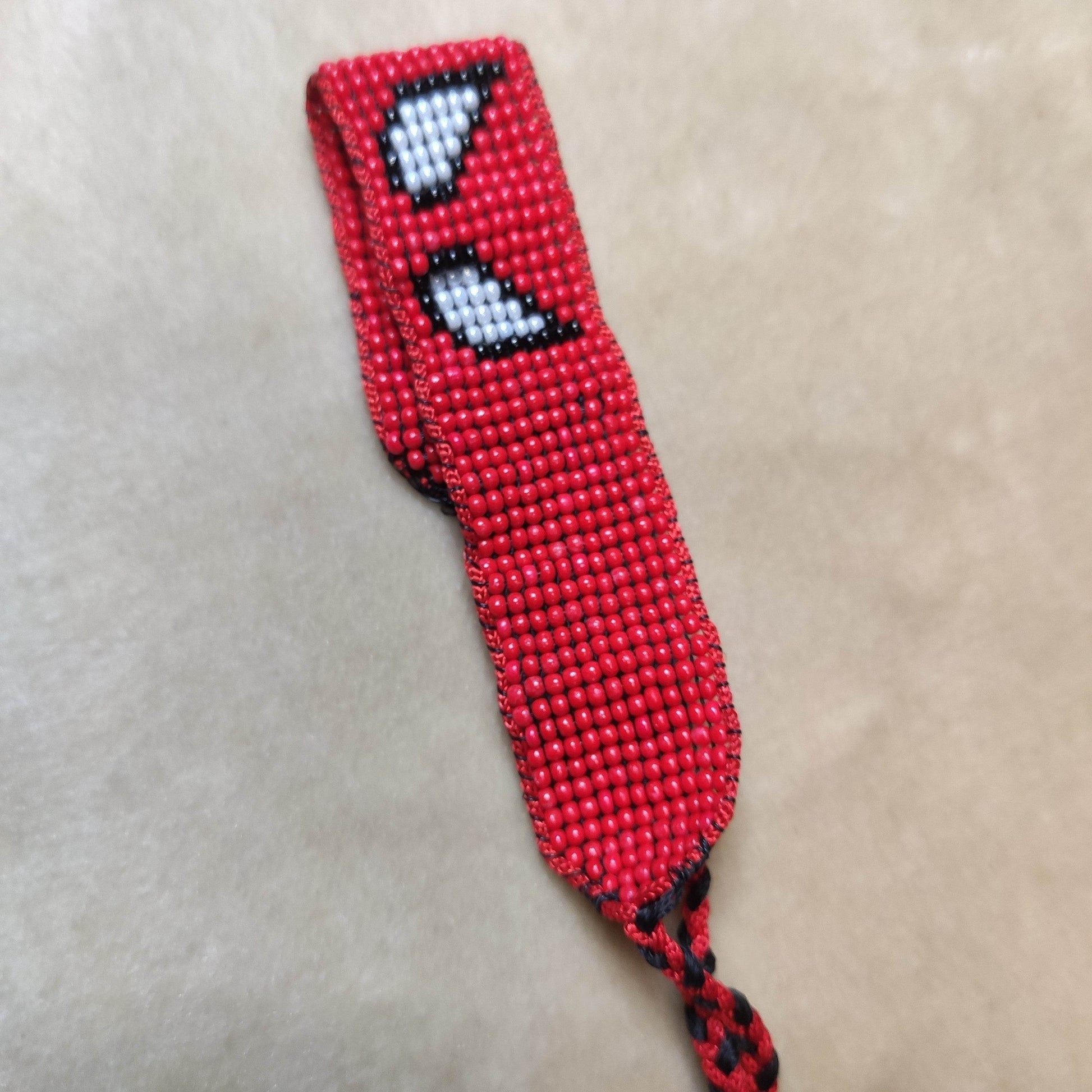 Beaded Loom Bracelet Spiderman Red - Fatatun
