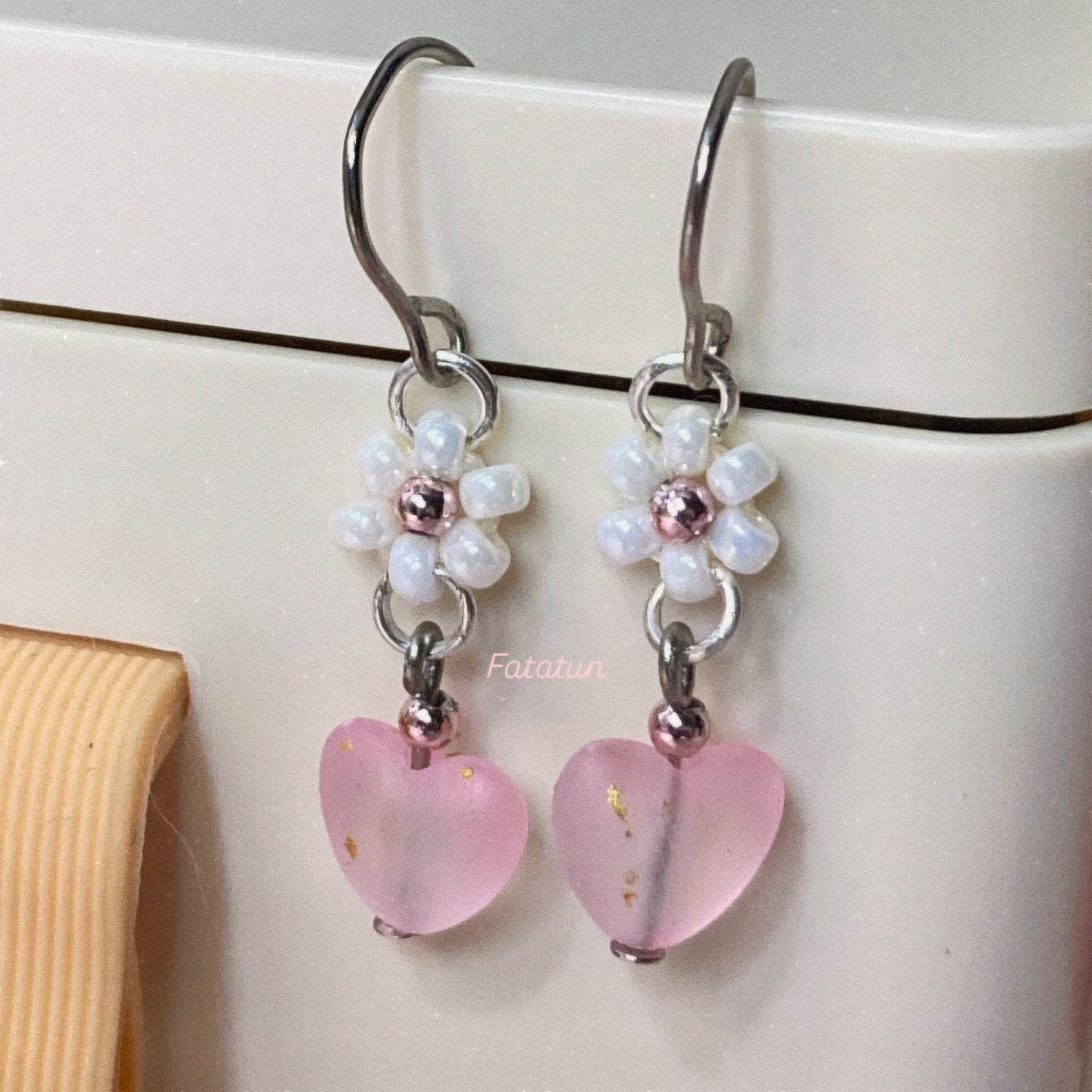 Blossom Essence: Simple, Chic, and Beautifully Beaded set of 4 - Fatatun