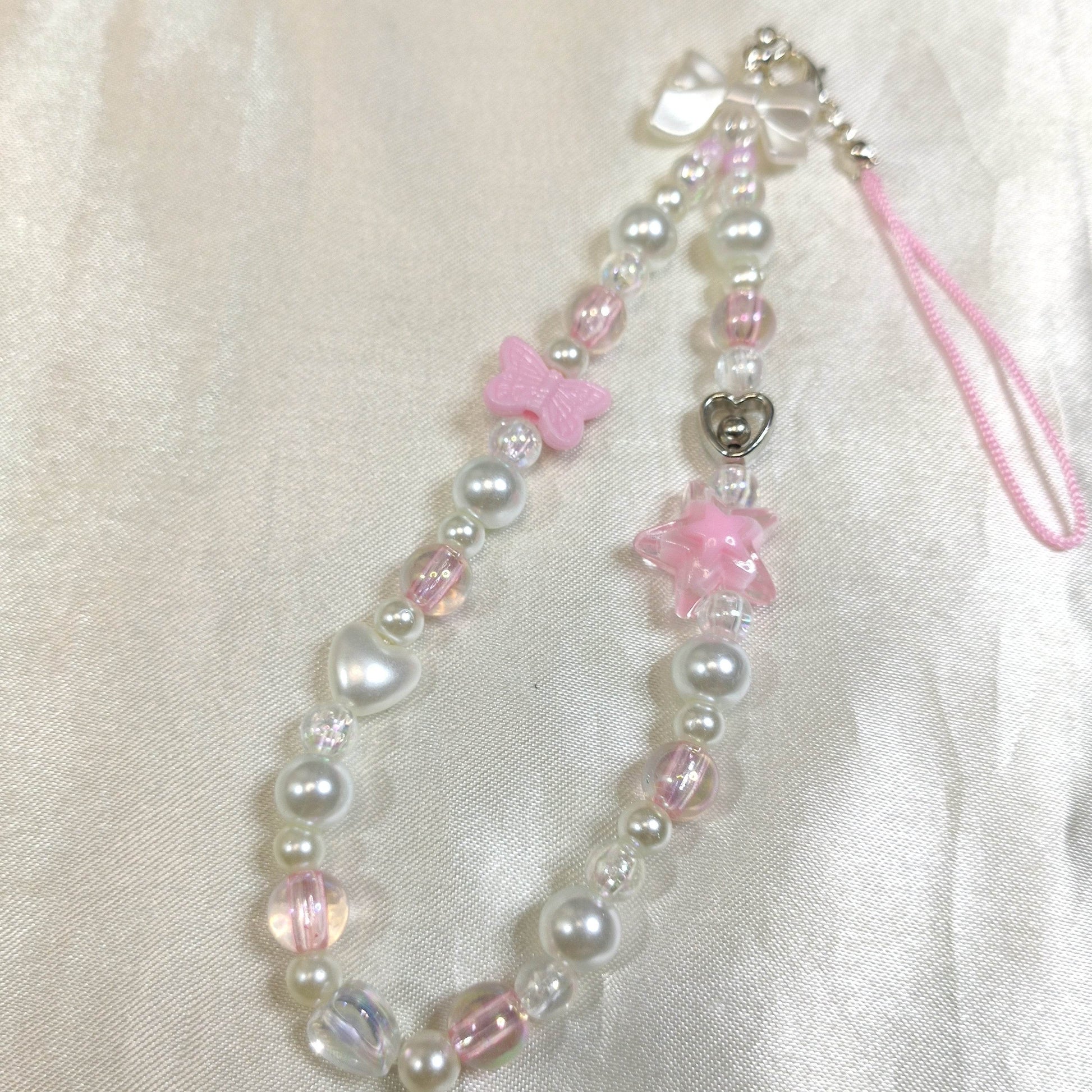 Phone charms Asthetic Pink Series, Hook it to phone,bag or anything - Fatatun