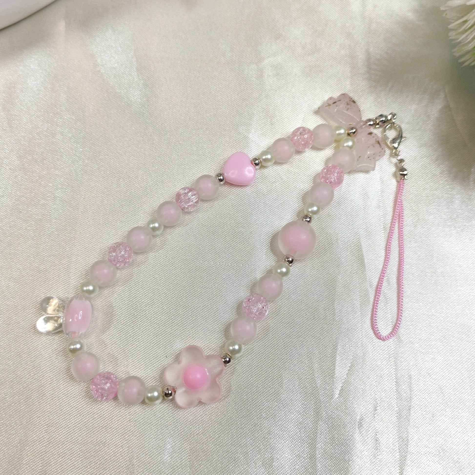 Phone charms Asthetic Pink Series, Hook it to phone,bag or anything - Fatatun